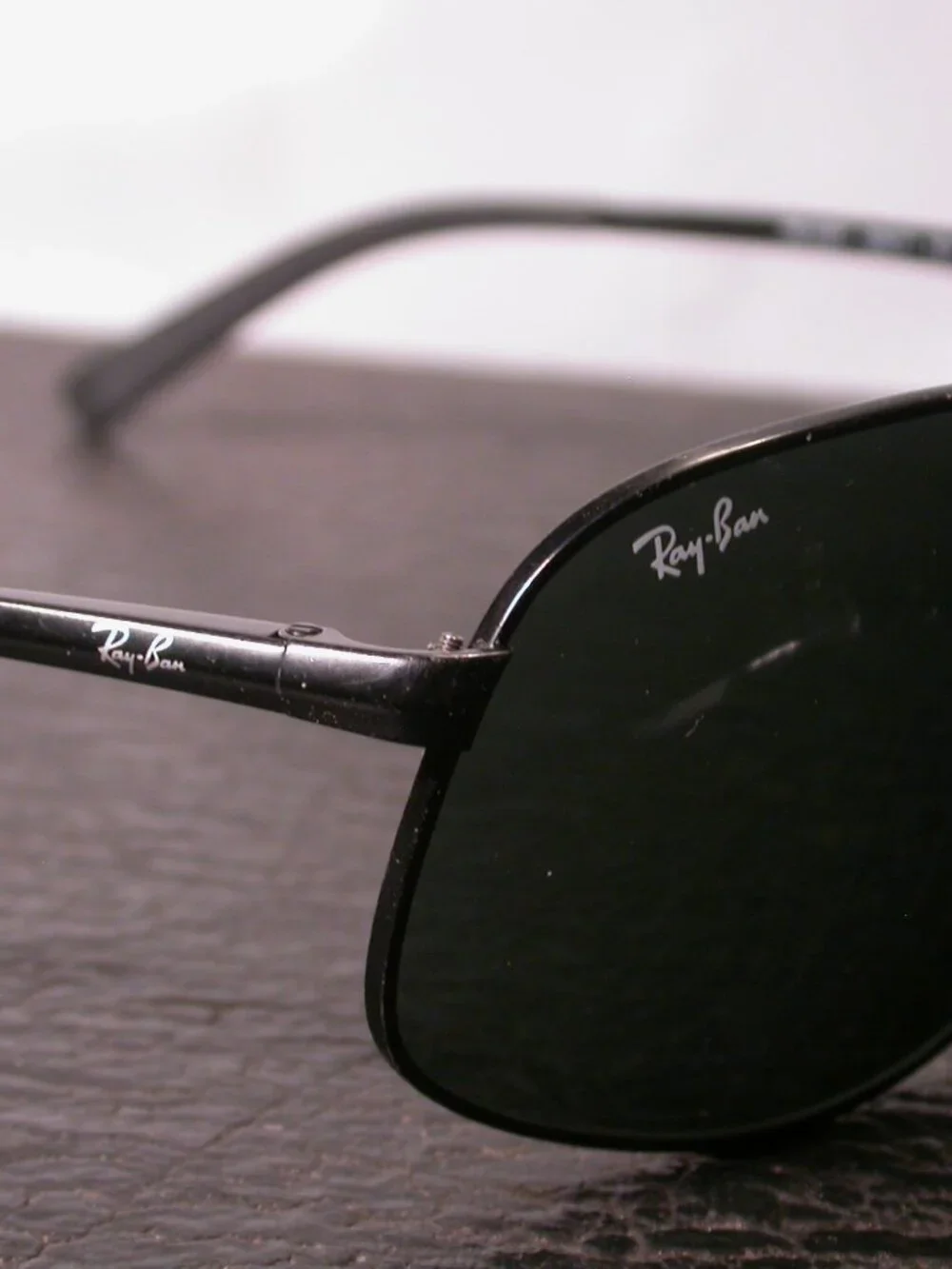Ray Ban Sporty Black Metal Aviator Wrap RB3387 Sunglasses FRAME ONLY